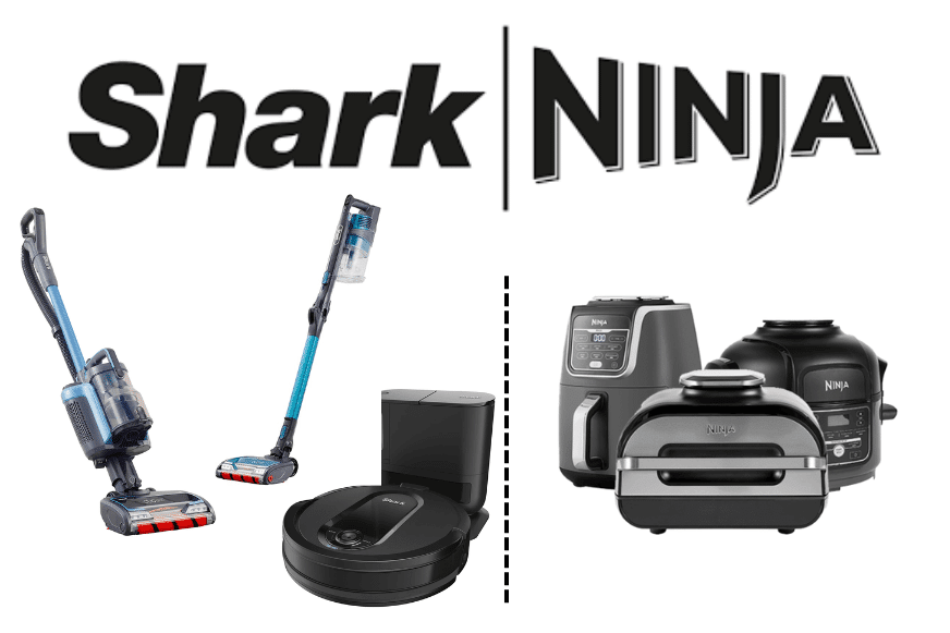 Das Produktportfolio von SharkNinja ist zu sehen.